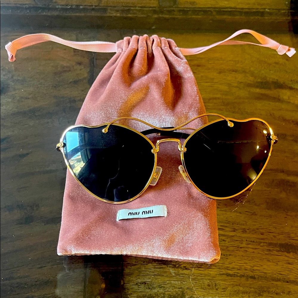 Authentic cute MiuMiu butterfly sunglasses